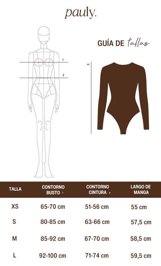 Guía de tallas